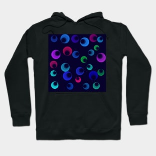 Abstract Circles Multicolor Hoodie